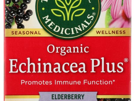 TEA TRADITIONAL MEDICINALS ECHINACEA PLUS ELDERBERRY   16 CT   32917001542 Fashion