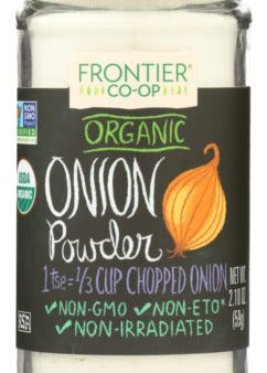 SPICE FRONTIER ORGANIC ONION POWDER   2.1 OZ   89836184337 Online