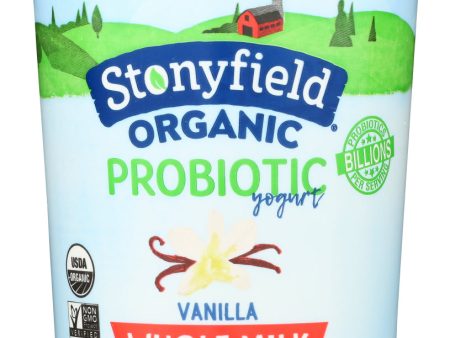 YOGURT STONYFIELD FRENCH VANILLA WHOLE MILK ORGANIC   32 OZ   052159000028 Online