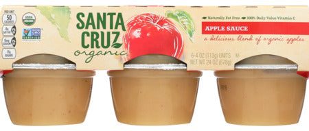 APPLESAUCE SANTA CRUZ 6 PK ORGANIC   6 4 OZ   36192122107 Cheap