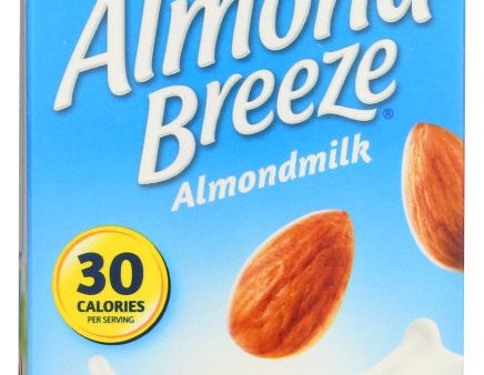 ALMOND MILK ALMOND BREEZE ORIGINAL UNSWEETENED  64 OZ   041570056707 Online Sale