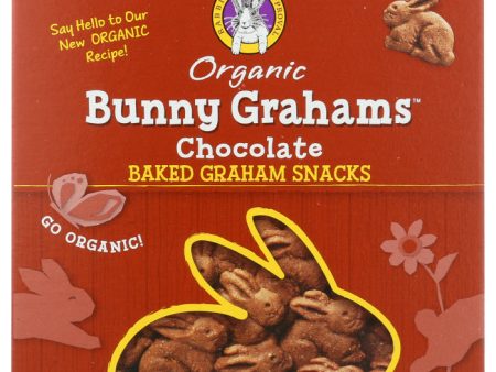 Annie s Homegrown Bunny Grahams - Chocolate Graham Snacks    013562000173 Fashion