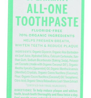 TOOTHPASTE DR BRONNERS SPEARMINT    018787500828 For Cheap