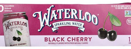 WATER WATERLOO BLK CHERRY 12 PK     819215020266 Hot on Sale