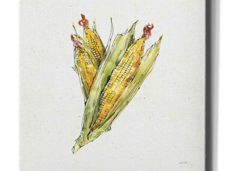 Veggie Market III Corn  by Anne Tavoletti, Canvas Wall Art on Sale