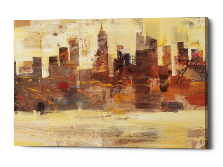 City Skyline at Dusk  by Albena Hristova, Canvas Wall Art Online