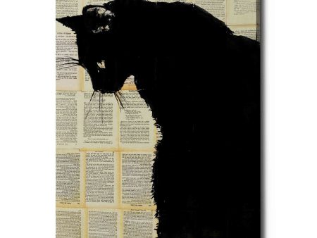 Cat Black  by Loui Jover, Canvas Wall Art For Discount