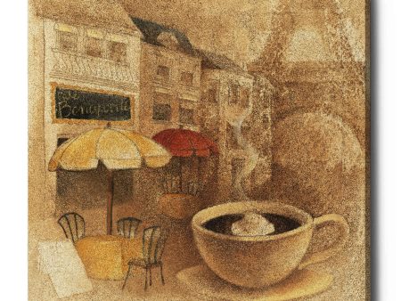 Cafe de Paris II  by Albena Hristova, Canvas Wall Art Sale