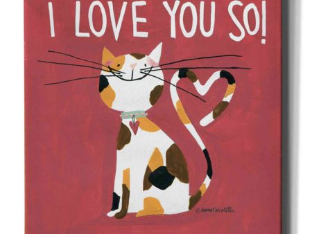 Happy Cats I Love You So  by Anne Tavoletti, Canvas Wall Art Online