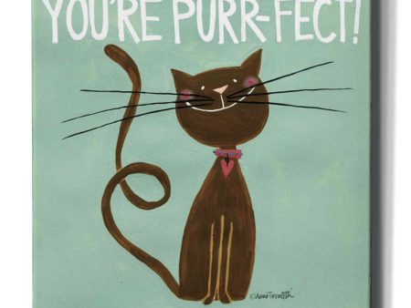 Happy Cats Youre Purr-fect  by Anne Tavoletti, Canvas Wall Art For Discount