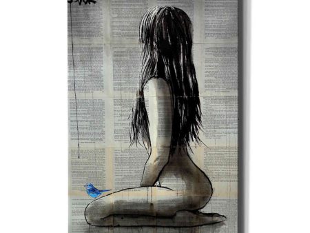 Bluebird Whisper  by Loui Jover, Canvas Wall Art Sale