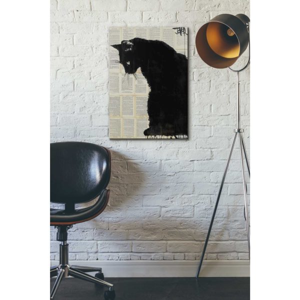 Cat Black  by Loui Jover, Canvas Wall Art For Discount