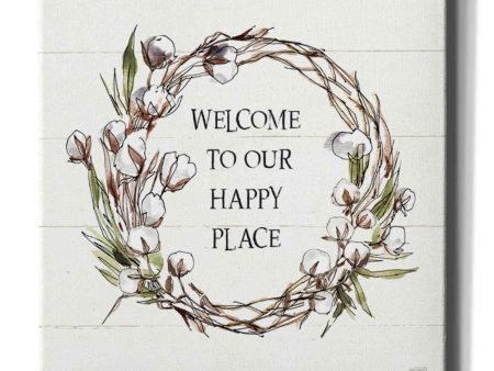 Country Life VII Welcome  by Anne Tavoletti, Canvas Wall Art For Cheap