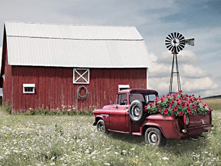 LD2933 - Little Red Barn - 18x12 Online Hot Sale