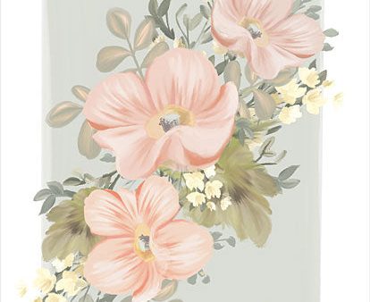 FEN657 - Pink Poppy Sprig - 12x16 Sale