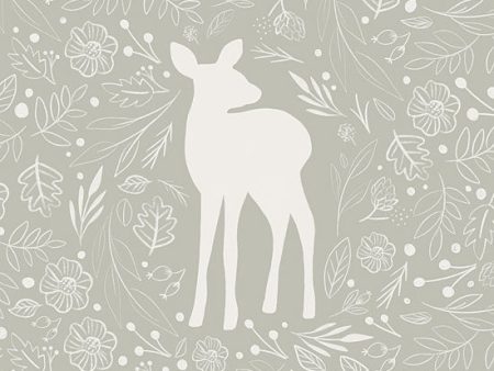 BRO212 - Floral Deer - 12x12 Online Sale