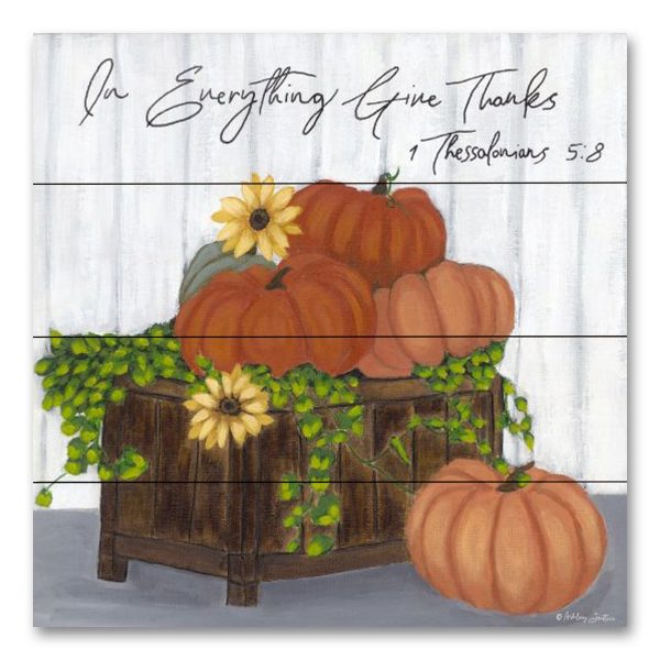 AJ122PAL - In Everything Give Thanks - 12x12 on Sale